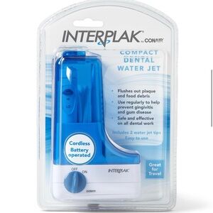 Interplak Coniar Compact Dental Water Jet Floss Lid Blue